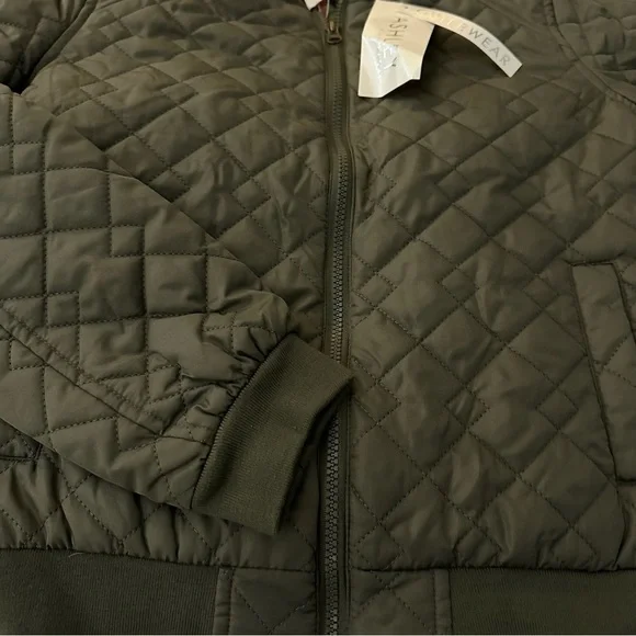 New! Ashley by 26 International Outerwear Olive Green Jacket Coat Women’s Medium - Picture 2 of 8